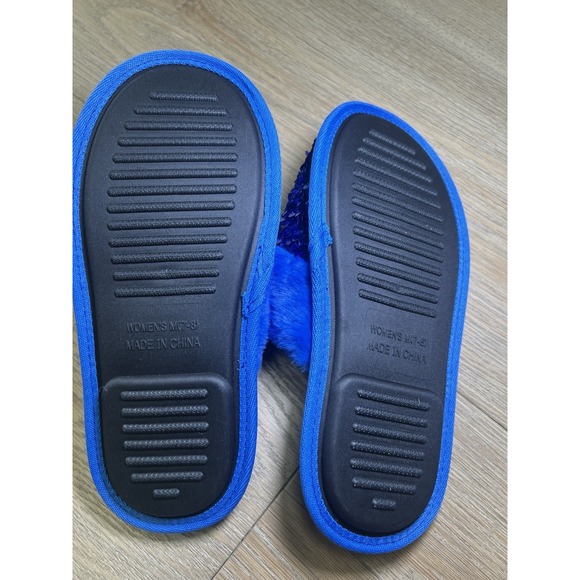 Women's NFL Indianapolis Colts FOCO Blue Slippers Size 7-8 New - Picture 8 of 8